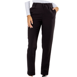 01 calca feminina alfaiataria skinny preta