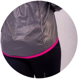 jaqueta corta vento feninina grafit rosa detal1