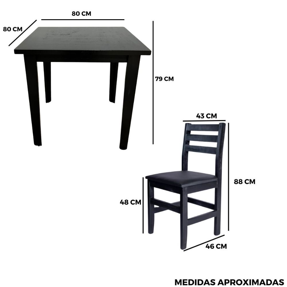 medidas conjunto fixo floresta 80x80 preto