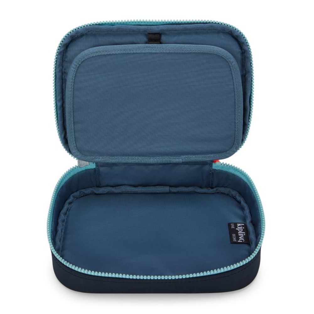 Estojo Kipling 100 Pens Azul - vis&atilde;o interna