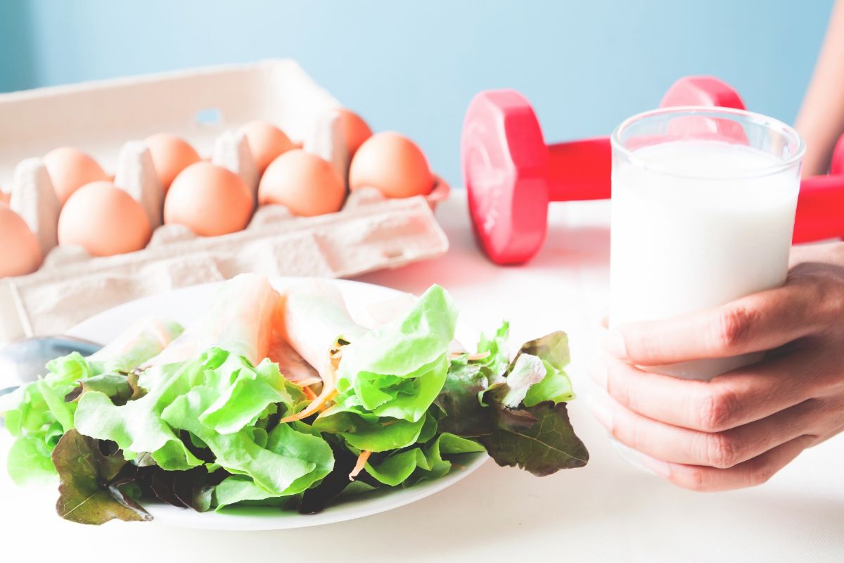 alimentos de refeição para pós-treino