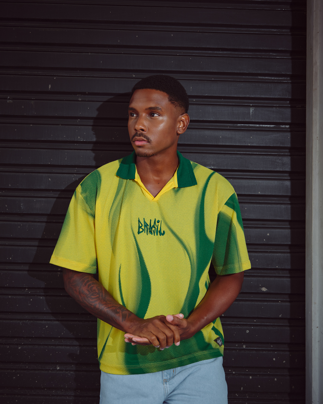 Oversized Hexa Polo with premium streetwear oversized cut