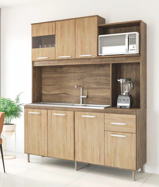 cozinha compacta equador salmar castanho ibiza