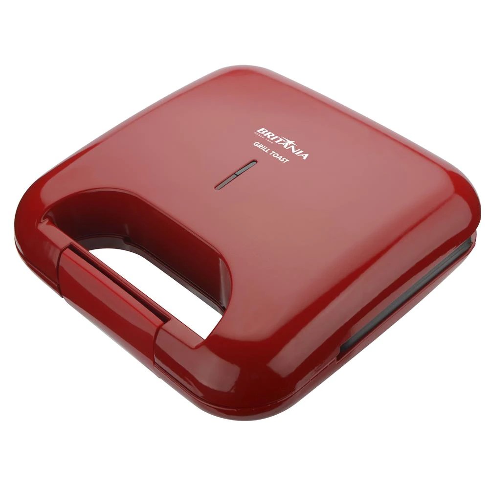 sanduicheira e grill toast bgr01v vermelha 220 v britania