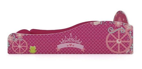 cama de solteiro princesa pink ploc gelius lateral