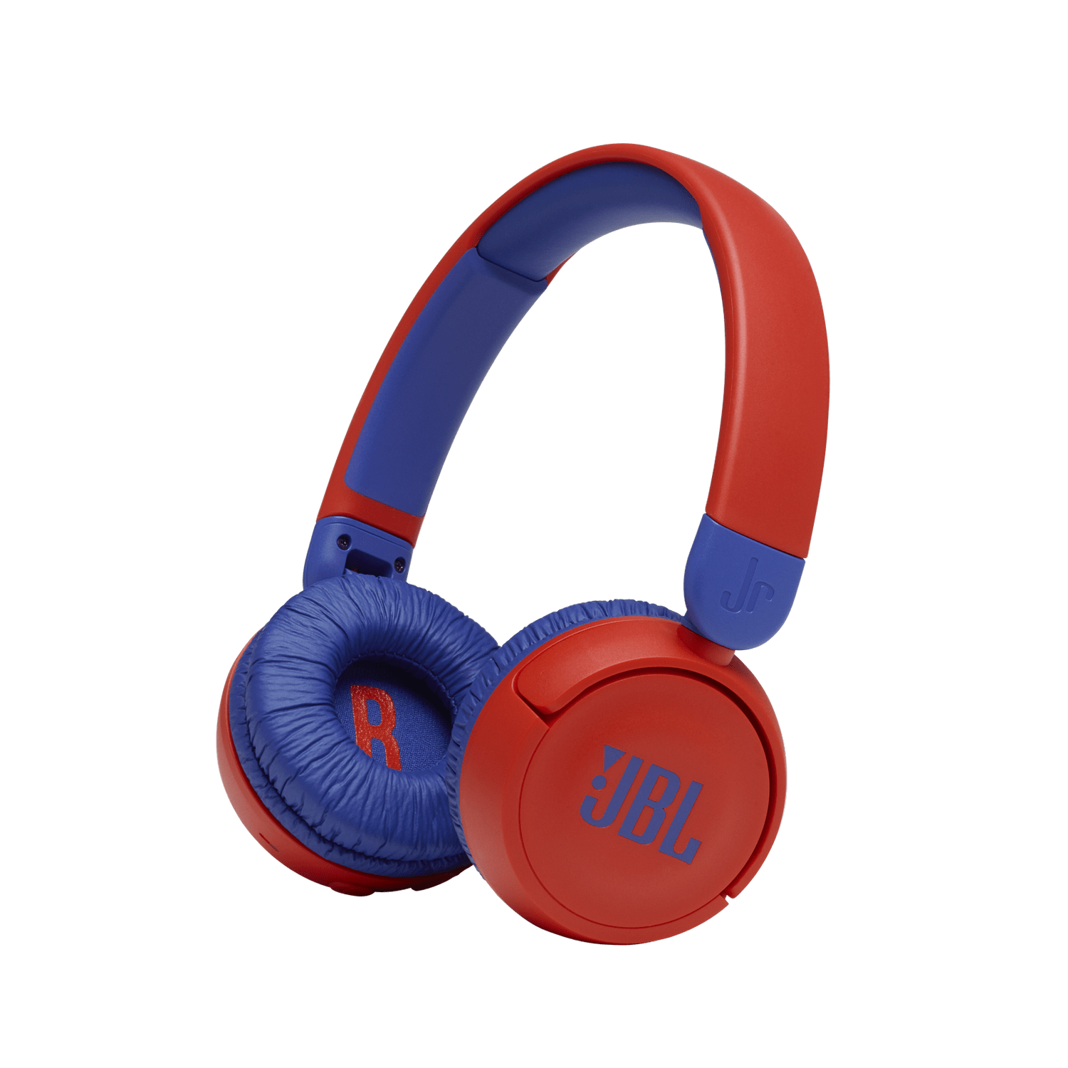 fone de ouvido jbl bluetooth infantil jr 310 bt vermelho com azul 1707