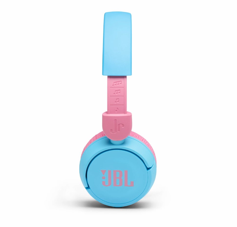 fone de ouvido jbl bluetooth infantil jr 310 bt rosa com azul 1705