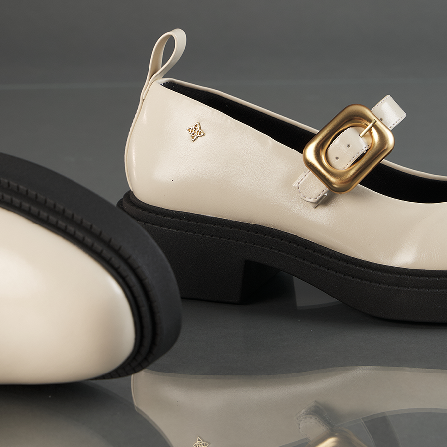 SAPATO ISABELE DI VALENTINI NAPA - Off White