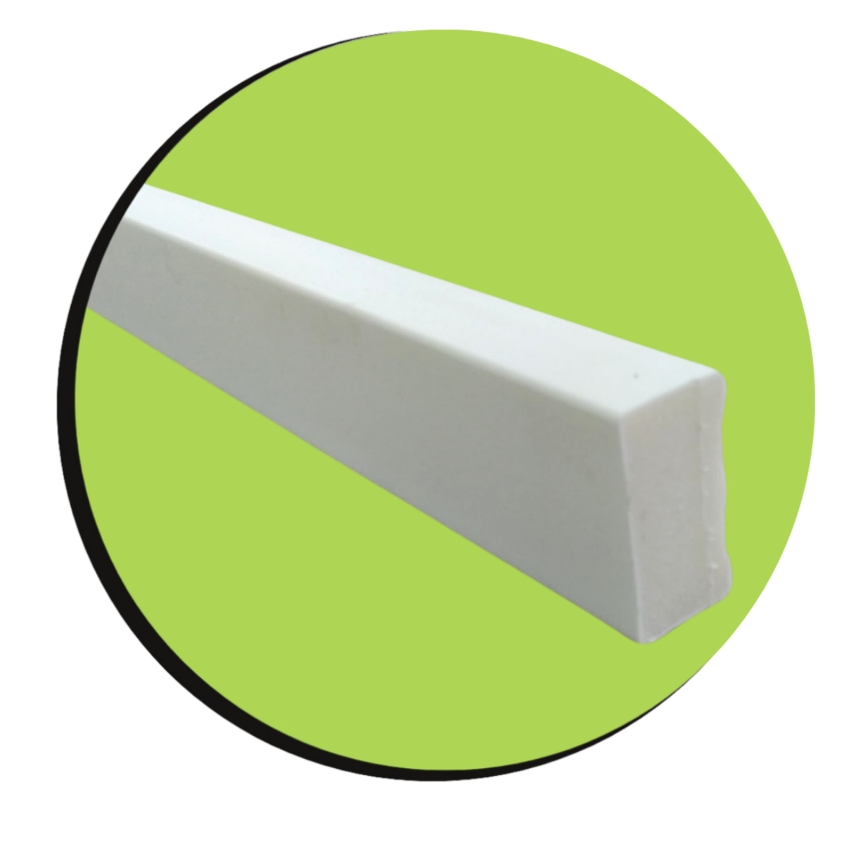 Rodameio 30003 Poliestireno 3cmx200cm Arquitech | Rodapé Shop