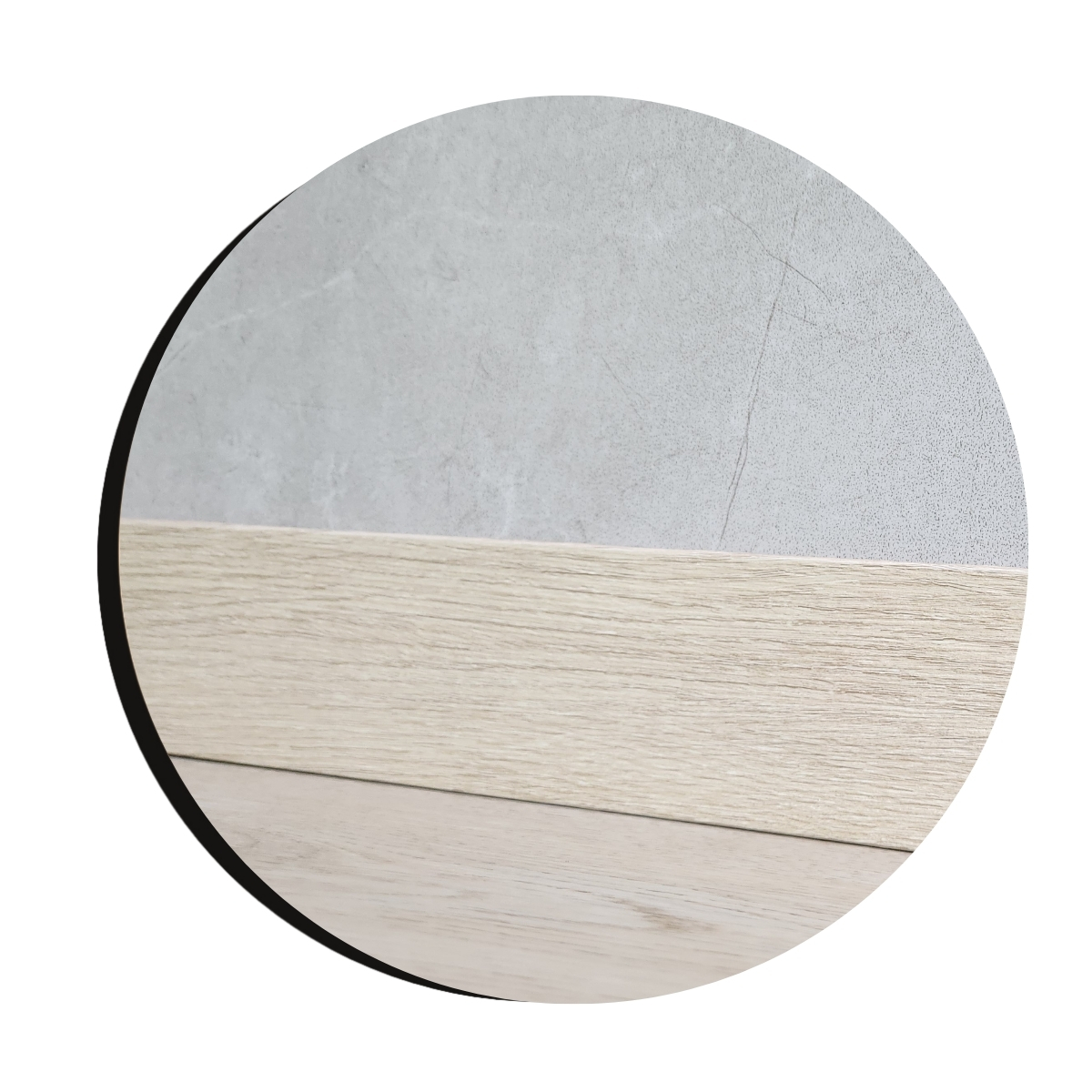 detalhe rodap&eacute; poliestireno carvalho areia alto relevo textura