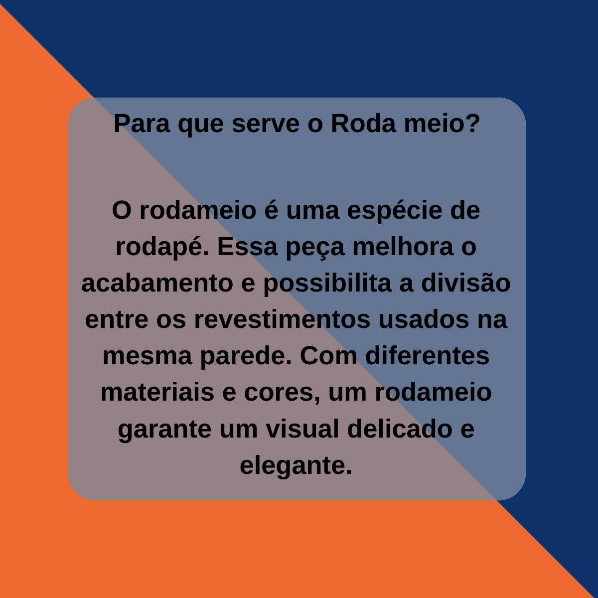 para que serve o rodameio