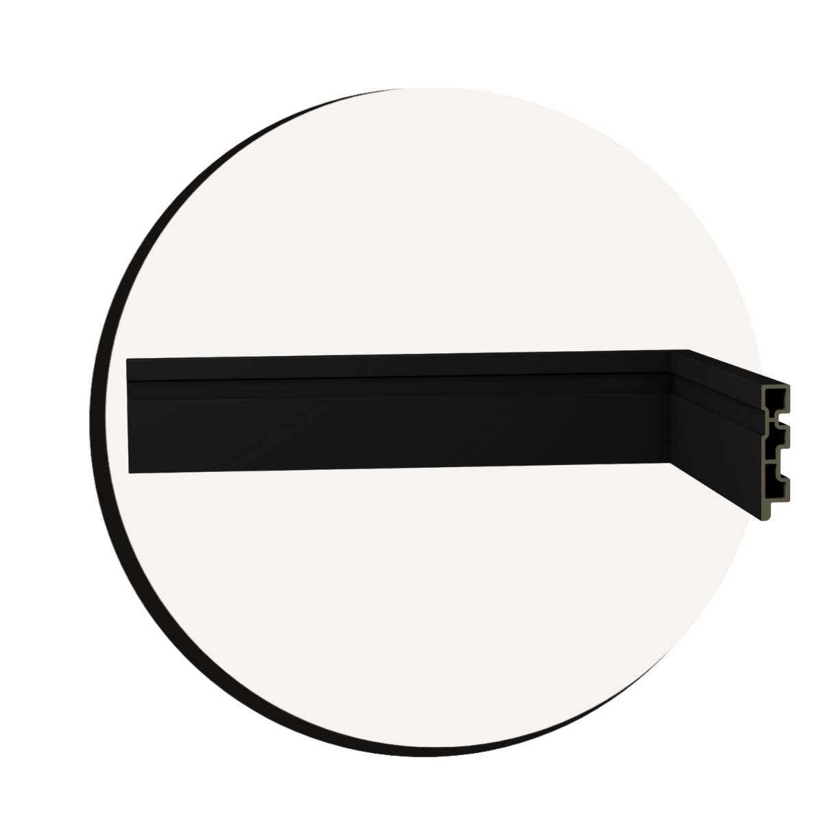 rodap&eacute; r9 frisado laca preto super wpc linha black