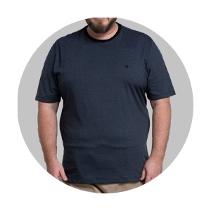 camiseta masculina plus size meia malha listrada marinho se0305021 di0314 2