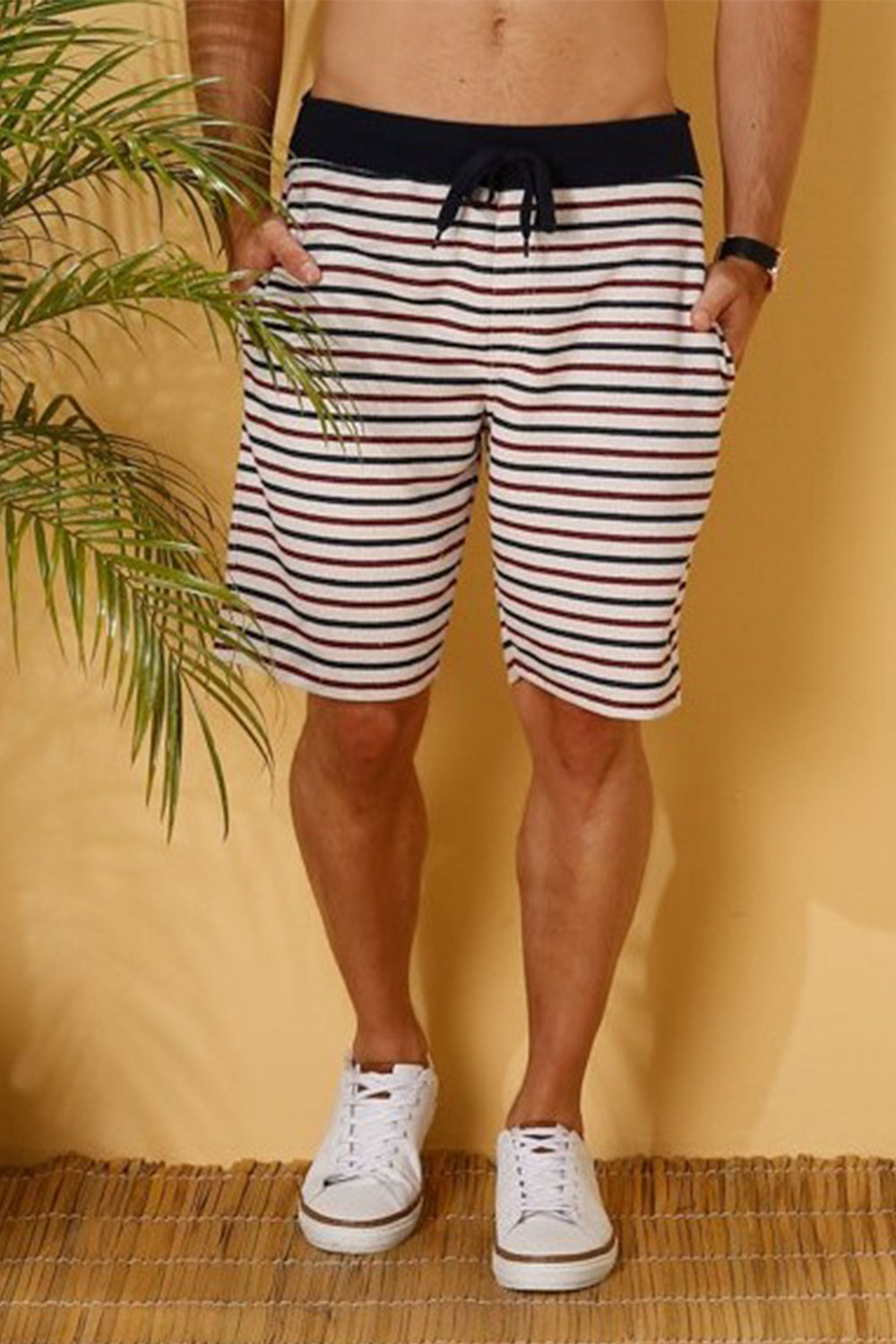 bermudas de malha masculina