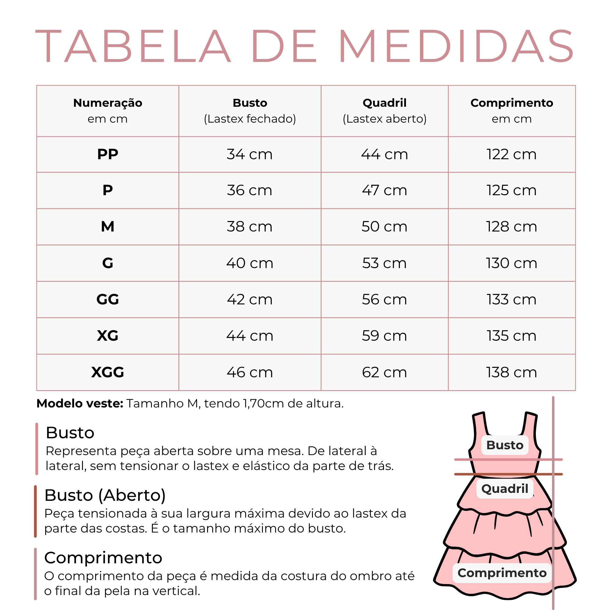 vestido com lastex