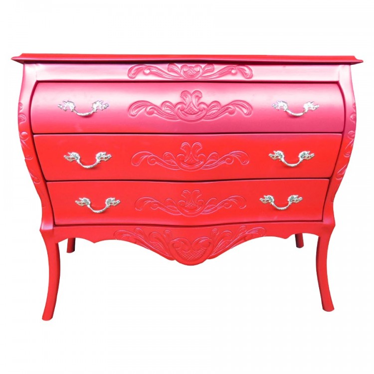 comoda arthur entalhada com frente abaulada vermelho tommy design2 750x750